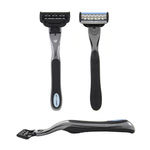 Buy Waytoshave Bro Combo (Pack Of 1 Razor Handle + 4 Three Blade Cartridges + 4 Five Blade Cartridges) - Purplle