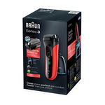 Buy Braun Series 3 3050CC Electric Shaver For Men  (Black, Red) - Purplle