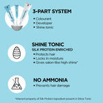 Buy BBLUNT Salon Secret High Shine Creme Hair Colour - Chocolate Dark Brown 3. No Ammonia (100 g) - Purplle