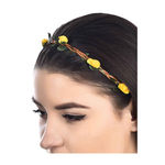 Buy Golden Peacock Yellow Coloured Head Band - Purplle