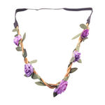 Buy Golden Peacock Purple Coloured Head Band - Purplle