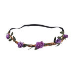 Buy Golden Peacock Purple Coloured Head Band - Purplle