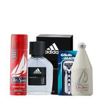 Buy Economy Grooming Pack for Men (Old Spice + Addidas + Gillette) - Purplle