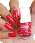 Buy DeBelle Gel Nail Lacquer Glossy French Affair - Red, (8 ml) - Purplle