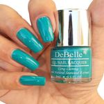 Buy DeBelle Gel Nail Lacquer Creme Royale Cocktail - Turquoise Blue, (8 ml) - Purplle