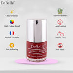 Buy DeBelle Gel Nail Lacquer Glossy Moulin Rouge - Dark Red, (8 ml) - Purplle