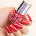 Buy DeBelle Gel Nail Lacquer Glossy Moulin Rouge - Dark Red, (8 ml) - Purplle