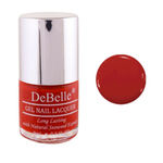 Buy DeBelle Gel Nail Lacquer Glossy Moulin Rouge - Dark Red, (8 ml) - Purplle