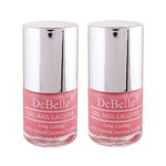 Buy DeBelle Gel Nail Lacquer Miss Bliss Combo Of 2 (8 ml Each) (Pink) - Purplle