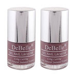 Buy DeBelle Gel Nail Lacquer Majestique Mauve Combo Of 2 (8 ml Each) (Mauve) - Purplle