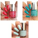 Buy DeBelle Gel Nail Polish Combo Set of 3 - French Affair (Red), Royale Cocktail (Turquoise Blue), Mint Amour (Mint Blue) - 8ml Each - Purplle