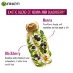 Buy Garnier Ultra Blends Henna & Blackberry Shampoo (180 ml) - Purplle