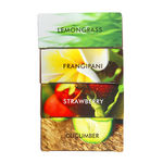 Buy Soap Opera 3+1 Combo Pack - Lemongrass, Frangipani, Strawberry, Cucumber (Buy 3 Soaps, Get 1 Soap Free Worth Rs.99) (400 g) - Purplle