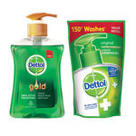 Buy Dettol Liquid Hand Wash Daily Clean (250 ml) + Dettol Hand Wash (185 ml) - Purplle