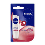 Buy Nivea Care & Color Ruby Red Lip Care (4.8 g) - Purplle