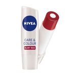 Buy Nivea Care & Color Ruby Red Lip Care (4.8 g) - Purplle