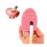 Buy Puna Store Brush Egg Makeup Brush Cleaner Cleaning Tool - PINK - Purplle