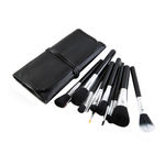 Buy Puna Store 15 Piece Makeup Brush Set - with Black Leather Case - Purplle