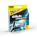 Buy Gillette Mach 3 Manual Shaving Razor Blades (Cartridge) 8s pack - Purplle