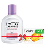 Buy Lacto Calamine Skin Balance Oil Control With Glycerin Daily Lotion (120 ml) + Pears Pure & Gentle Bathing Bar (125 g) Free - Purplle