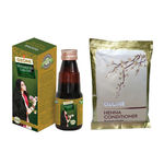 Buy Ozone Ayurvedics Heena Conditioner + Bhringaraja Oil (200 g) - Purplle