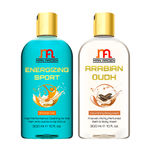 Buy Man Arden Energizing Sport + Arabian Oudh Luxury Shower Gel with Essential Oils (300 ml) - Purplle