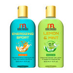 Buy Man Arden Energizing Sport + Lemon & Mint Luxury Shower Gel with Essential Oils (300 ml) - Purplle