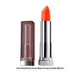 Buy Maybelline New York Color Sensational Creamy Matte Lipstick All Fired Up (4.2 g) - Purplle