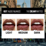 Buy Maybelline New York Color Sensational Creamy Matte Lipstick Nude Nuance (4.2 g) - Purplle