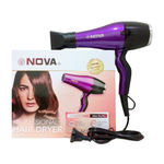 Buy Nova Professional Hair Dryer 3000 Watt Nozzle 3 Temperature & 2 Speed Setting - Purplle