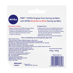 Buy Nivea Lip Balm, Fruity Strawberry Shine (4.8 g) - Purplle