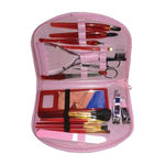 Buy Queens's Manicure/Pedicure Brush Set With Stylish Purse (18 Pc) - Purplle