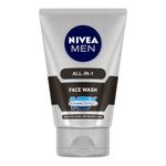 Buy NIVEA MEN Face Wash, All In One, 10x Vitamin C, 100ml - Purplle