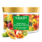 Buy Vaadi Herbals Fresh Fruit Massage Cream With Apple Papaya & Kukum Butter (500 g) - Purplle