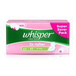 Buy Whisper Ultra Soft Large Sanitary Pads 30 count (284mm) - Purplle