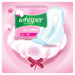 Buy Whisper Ultra Soft XL Sanitary Pads 15 count (317mm) - Purplle