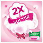 Buy Whisper Ultra Soft XL Sanitary Pads 15 count (317mm) - Purplle