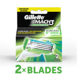 Buy Gillette Mach3 Sensitive 2 Cartridges - Purplle