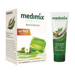 Buy Medimix Glycerine Moisturising Soap (125 g) (4+1 Offer Pack) + Face Wash (100 ml) - Purplle