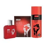 Buy Zuska Rebel Pack (Rebel Perfume + Rebel Deo) - Purplle