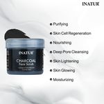 Buy Inatur Charcoal Face Scrub (125 g) - Purplle