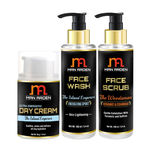 Buy Man Arden Ultra Energetic Day Cream + Face Wash (The Island Emperor) + Face Scrub (The Woodsman) - Purplle