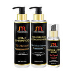 Buy Man Arden Daily Hair Shampoo + Hair Conditioner + Hair Serum (The Legend Kit) - Purplle