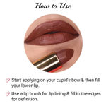 Buy Iba Halal Care PureLips Long Stay Matte Lipstick Shade M03 Toffee Brown (4 g) - Purplle