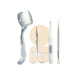 Buy Panache Face Care Tool Kit, Face Wash Brush, Safety Scissors, Tweezer Slant Tip, Blackhead & Whitehead Remover, Make-Up Sponges- For Flawless Face ( 6 Pcs.), Beauty, Skin Care, Face, Facial Kit - Purplle