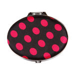Buy Panache Compact Mirror Exotic, Pink With Black Polka Dots, Looking Make-Up Mirrors - Purplle