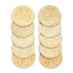 Buy Panache Loofah Stamps (Pack Of 10), Dia.-3.8 Cm., Foot & Hand Care, Beauty, Personal Care, Manicure, Pedicure, Nail Files & Buffers, Tools & Accessories - Purplle