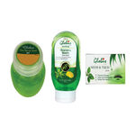 Buy Globus Aloe Gel & Globus Aloe Face Wash & Globus Neem Soap (175 g + 100 ml) - Purplle