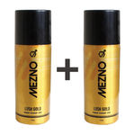 Buy Mezno Lush Gold Unique International Fragrance Deodorant Body Spray For Men - 24 Hrs Fresh Power Deo - (150 ml) (Buy 1 Get 1 Free ) - Purplle