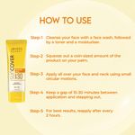 Buy Jovees sun cover Natural Protection Sandalwood SPF 30 100 g - Purplle